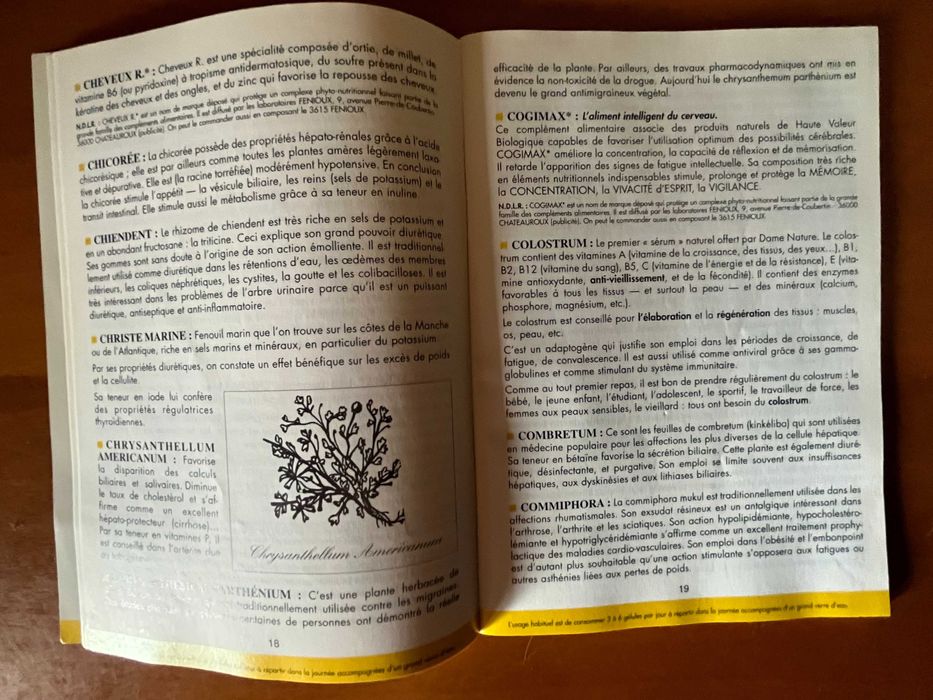 Le petit livre d'or des plantes et autres éléments naturels