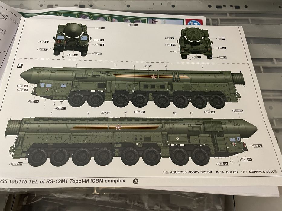 Trumpeter 1/35 Russian ICBM Topol