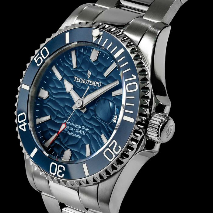 Relógio Tecnotempo Automatic Professional Diver 500M/50ATM