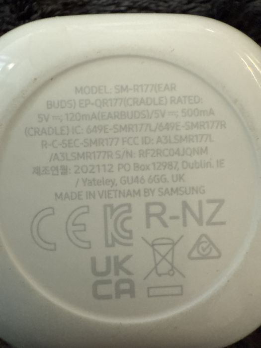 Sluchawki samsung SM-R177 sprawne w 100%