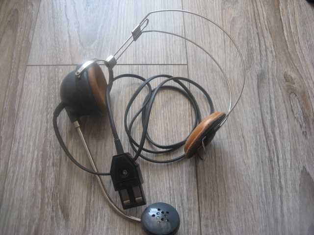 Słuchawka + mikrofon telefonistki