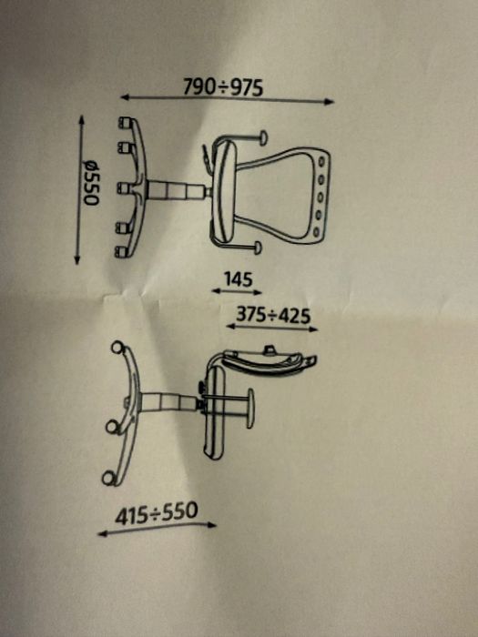 Krzesło obrotowe dziecięce.