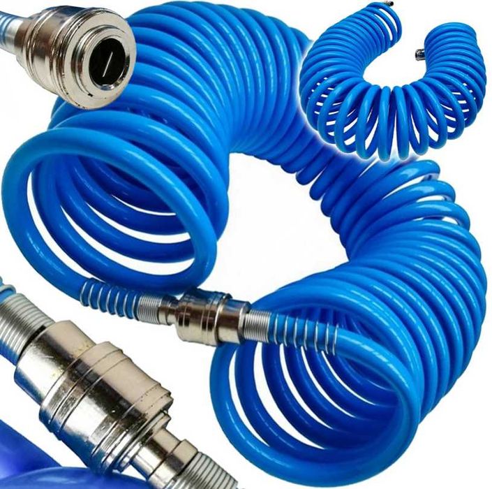 Wąż pneumatyczny spiralny 20m  przewód zakuwany do kompresora