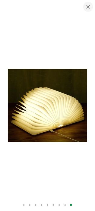 Акумуляторний нічник у вигляді книги DROM LED світильник для дитячої