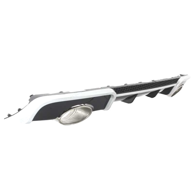DIFUSOR PARACHOQUES TRASEIRO AUDI A3 8V 12-16 LOOK RS3 + PONTEIRAS