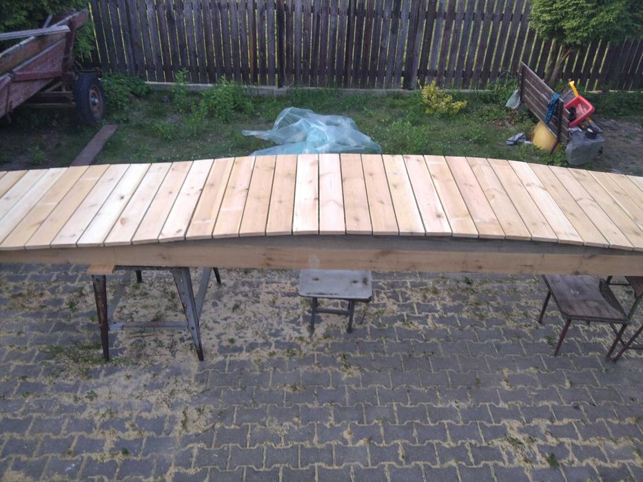 Kładka most drewniany 6 metrów