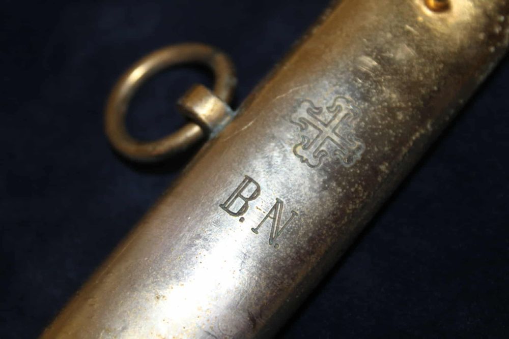 Raro sabre de almirante da Brigada Naval da Legião Portuguesa