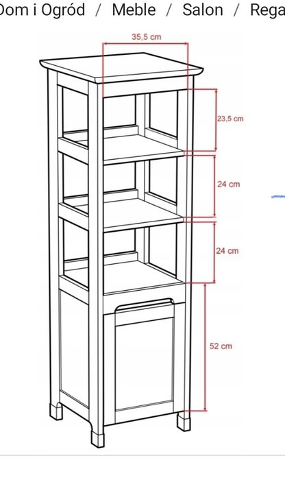 Słupek łazienka  ikea