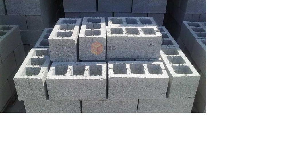 Шлакоблок 19х19х40 вес 20 кг. 25грн. ОПТ\РОЗ.