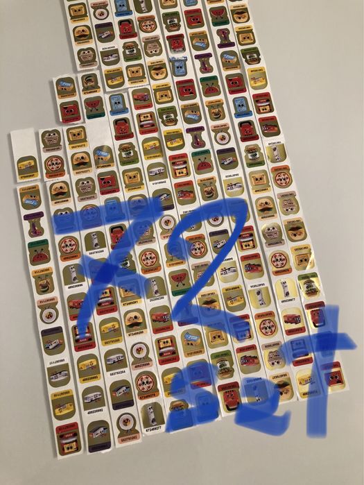 gang biedroniaków naklejki 72 szt Biedronka