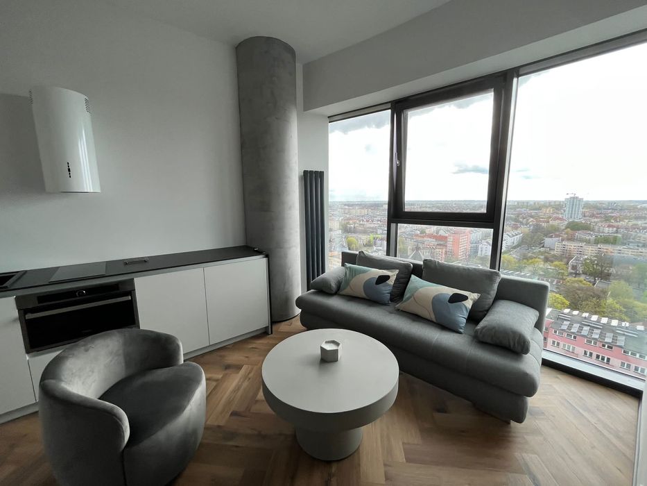 Apartament 19 Pietro 2 pokoje. Widok na panoramę miasta