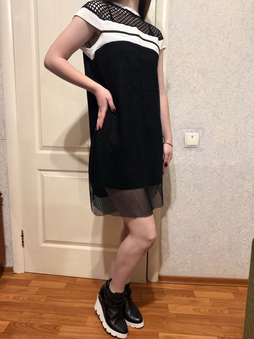 Стильна сукня, платье, Banda з мікродайвінгу та сітка