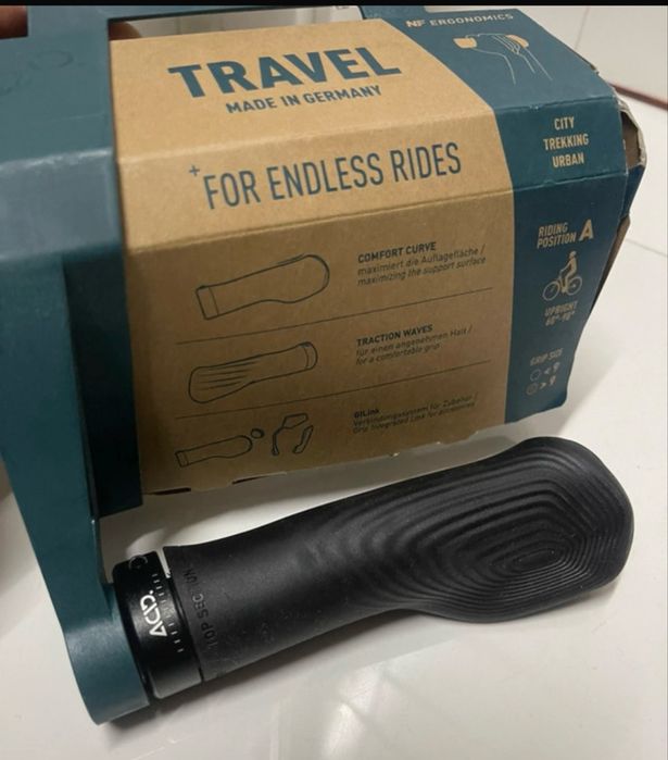Chwyty gripy Cube ACID Travel Regular Grips Black, Nowe
