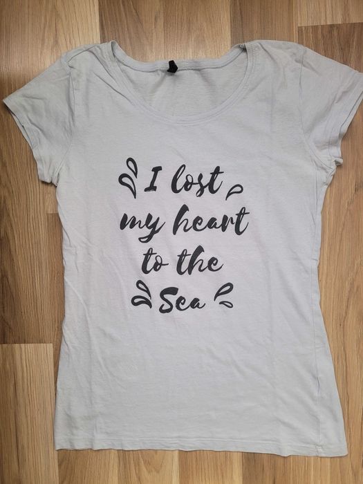 Jasny tshirt z Napisem r.L