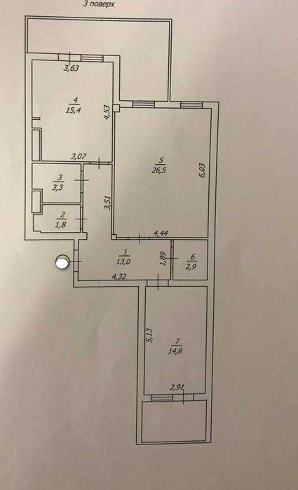 2-комнатная квартира по адресу ул. Цветаева ген. (площадь 80 м²) - Atlanta.ua - фото 12