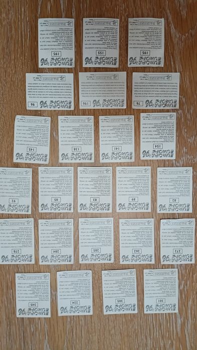 Cromos "Euro '96"