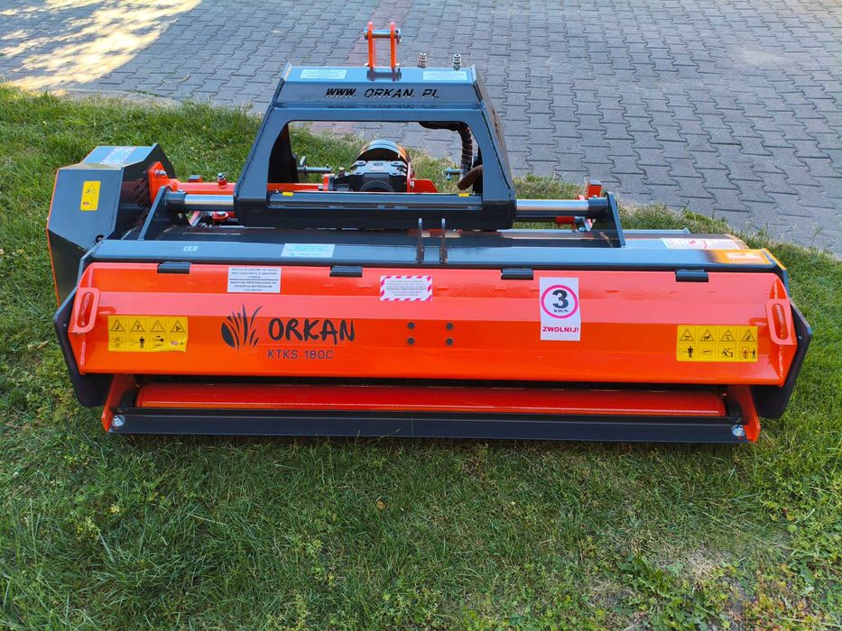 Kosiarka bijakowa mulczer ORKAN KTKS 180 C Puma duży młotek WOM Gratis