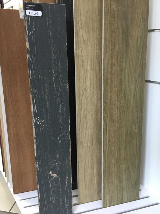 Płytki Gres 120x20cm Herrera Nero imitacja stara deska Str Paradyz G1