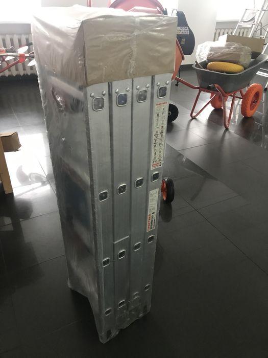 Лесница/Драбина, стремянка алюмінієва трансформер 4*3-4*4-4*5-4*6