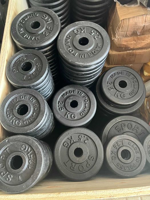 Obciążenie żeliwne pierwszy gatunek 31mm nowe! 9zł/kg