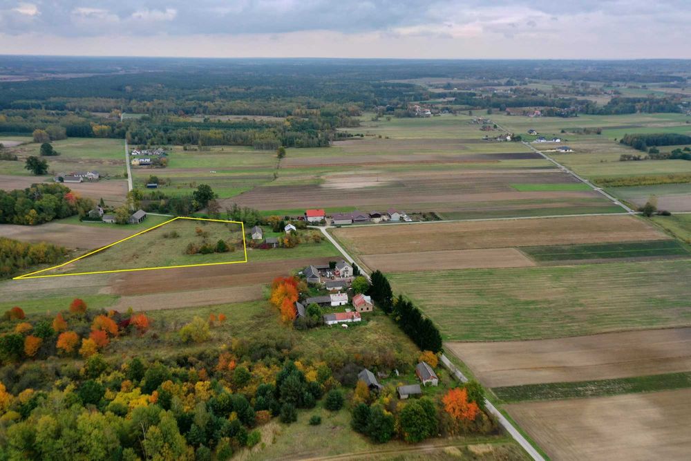 Działka pod zabudowę 3400m2 - Janina gm. Busko-Zdrój