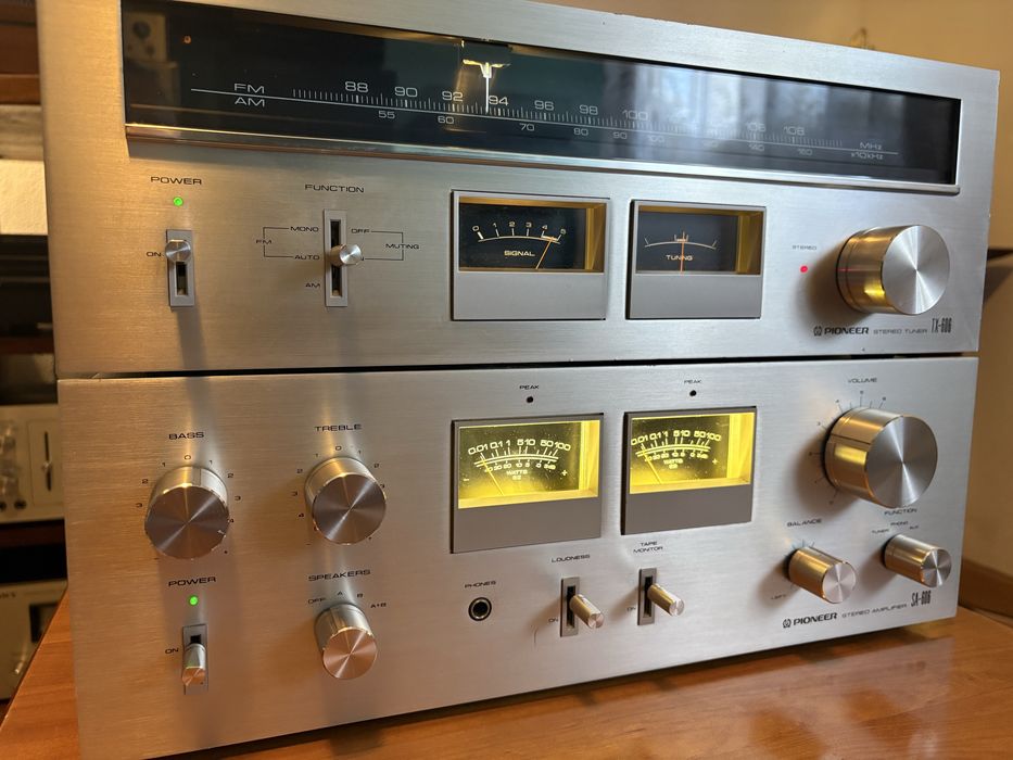 Amplificador e Rádio Pioneer SA-606 / TX-606