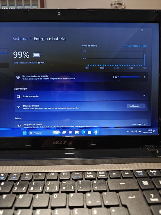 Portátil Acer Aspire 5750 – Com SSD, Rápido e Pronto a Usar!