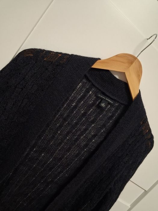 Banana Republic kardigan damski welna moher granatowy S