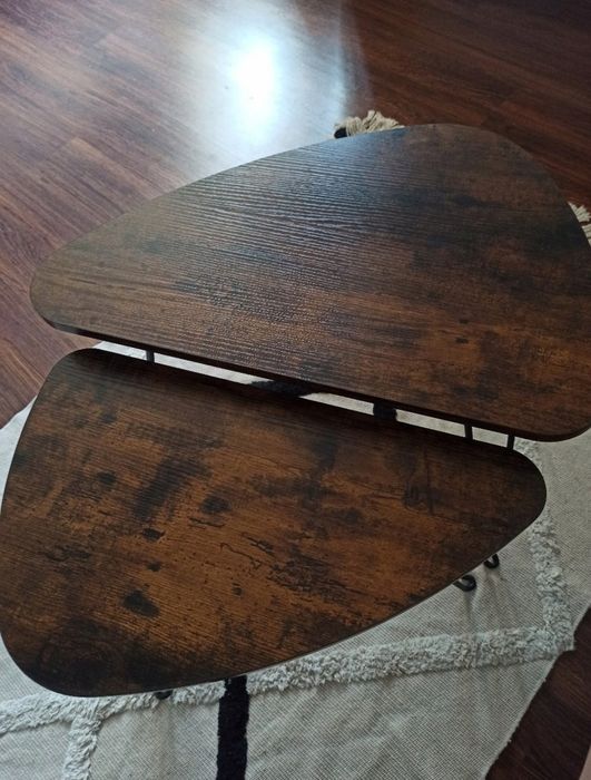 Nowe półeczki kawowe w stylu loft podstawka na kawę stolik boczny