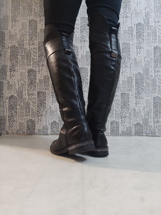 Сапоги высокие  зимние