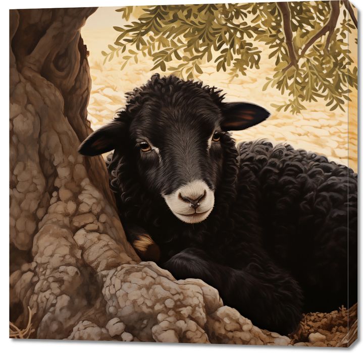 Obraz 100x100cm Spokój w Ciemnościach