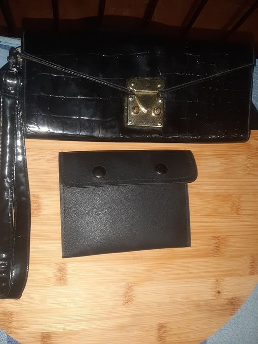 Женский кошелек клатч лаковый