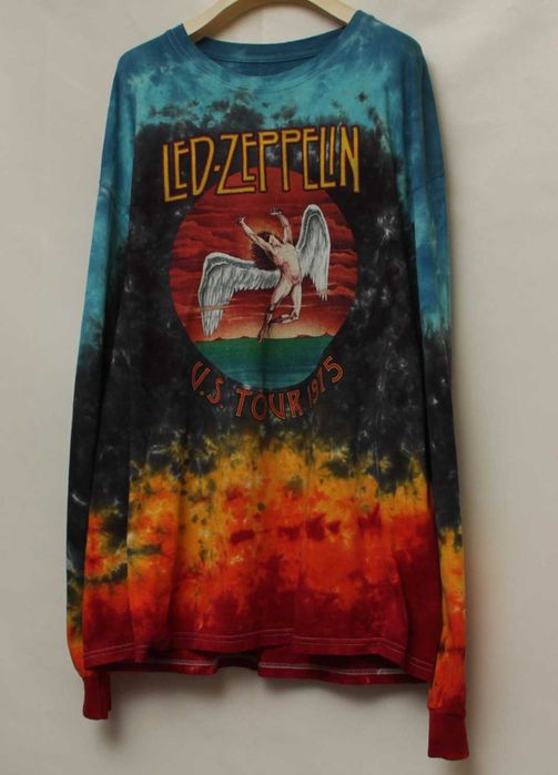 Led Zeppelin XL oficial merch кофта tie dye tour 1975