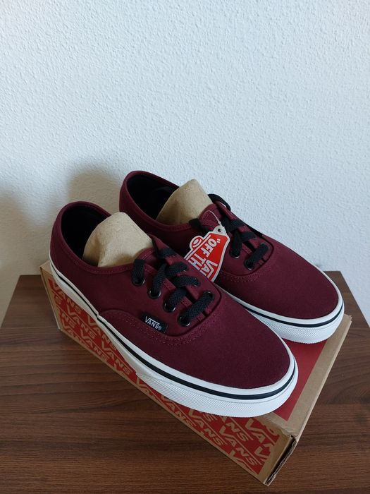 Vans Authentic Burgundy 36 caixa original