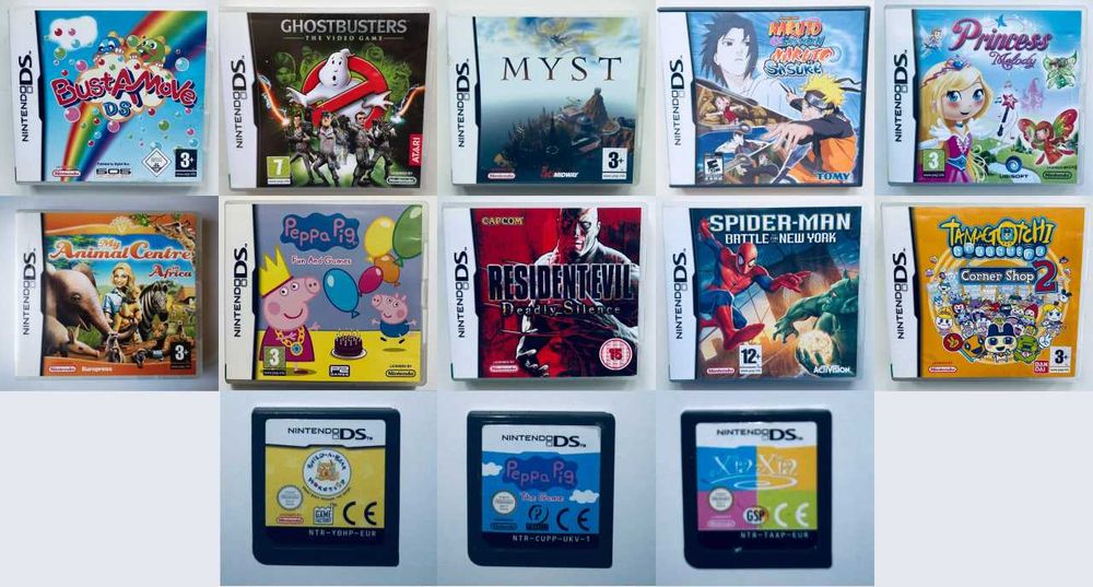 Картриджі для Nintendo Switch, Nintendo Switch 2, Nintendo 3DS, Nintendo DS, Atari 2600