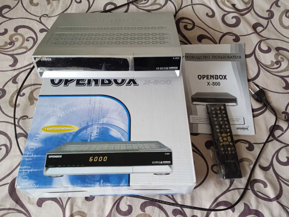 Тюнер ресівер Openbox X-800 антена супутникова телевізор LG
