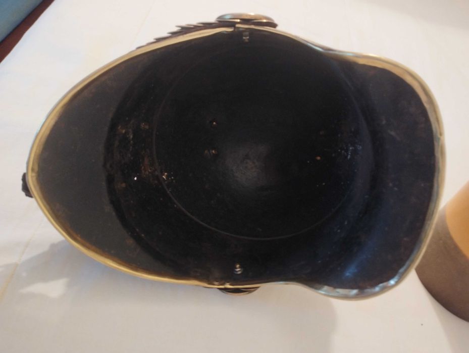 Capacete de Bombeiro Françês , Segundo Império. 1851