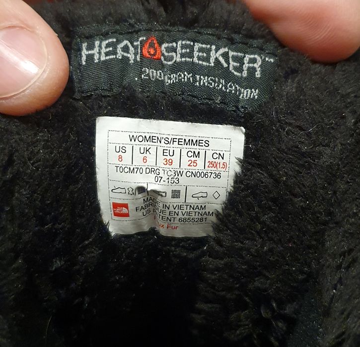 THE NORTH FACE Chilkat III NYLON сноубутси