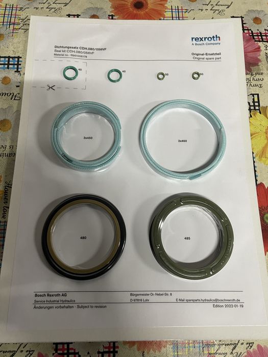 Продам уплотнительные кольца для цилиндра