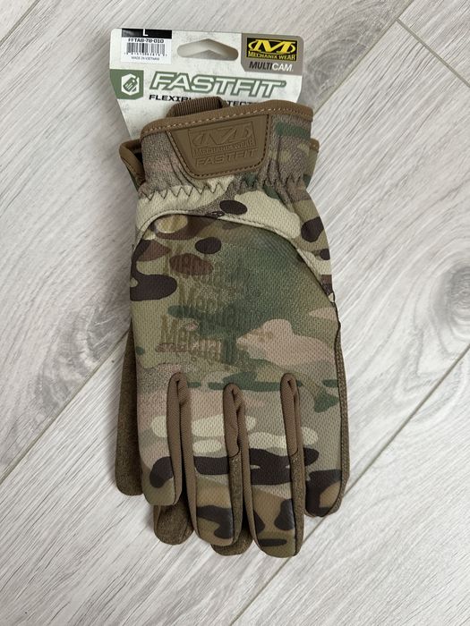 Рукавички тактичні Mechanix Fastfit мультикам, розмір L