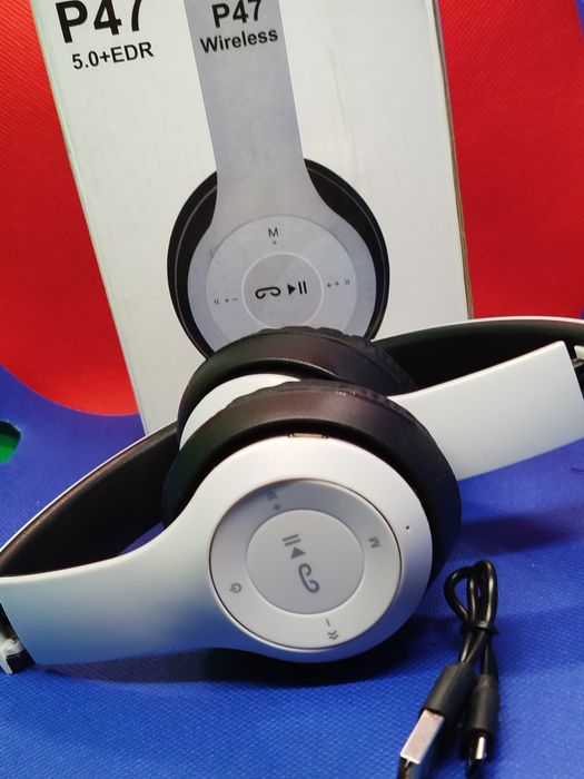 Nowe słuchawki bluetooth Wireless p-47 gratis wysyłka