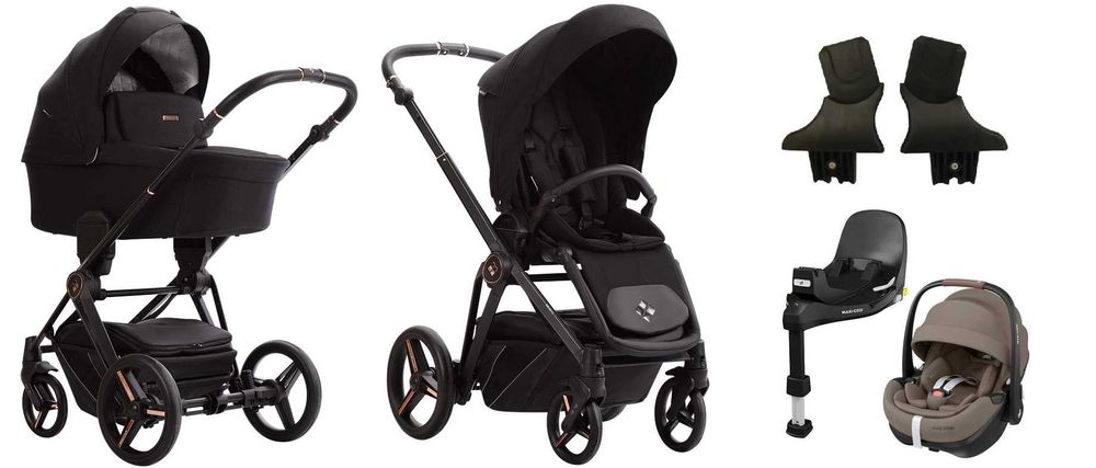 4W1 Bebetto - Monti + Pebble 360Pro2+baza Slidetech