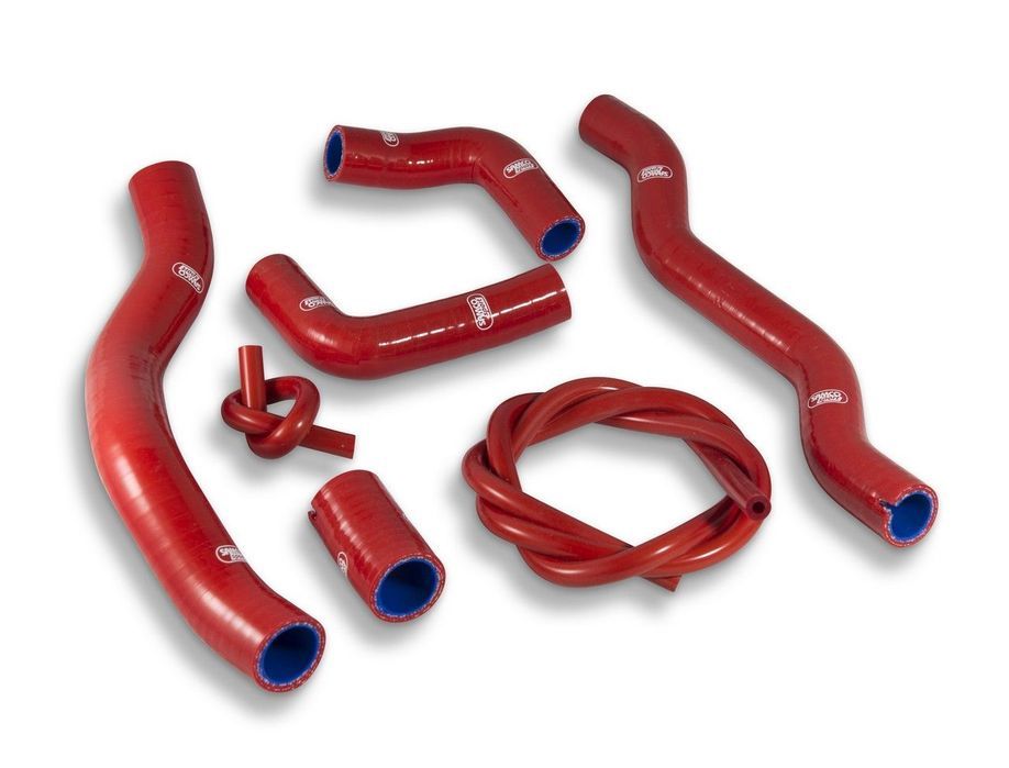kit mangueiras samco ducati multistrada vermelha