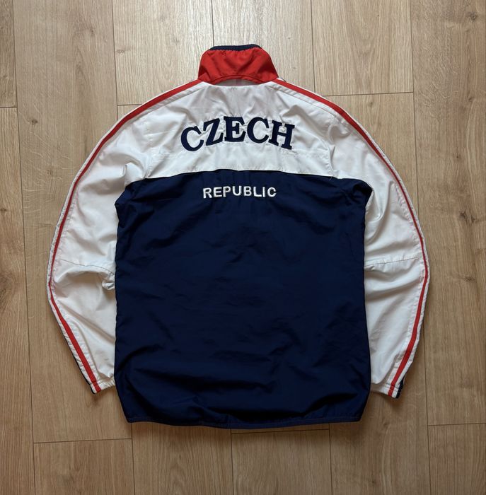 Adidas Czech Olimpic Team 2004 Afine Rare Męska M Kurtka Wiatrówka Track Jacket