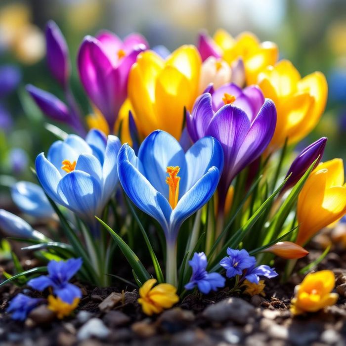 Cebulki KROKUSÓW 50 szt mix kolorów KROKUS krokusy Cebule