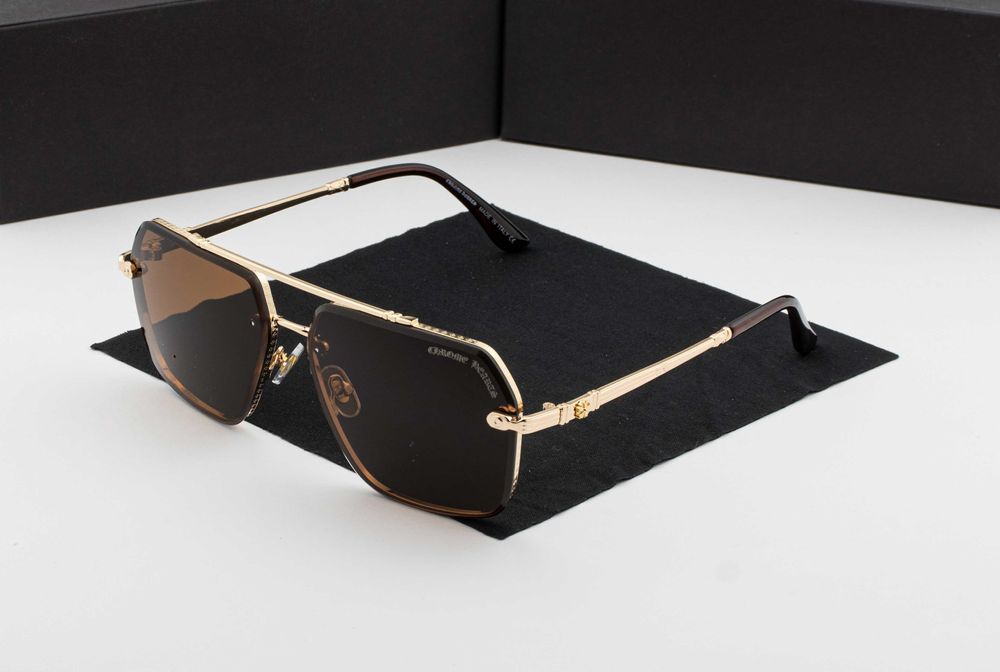 Чоловічі сонцезахисні окуляри Chrome Hearts | UV400 | розкіш і статус