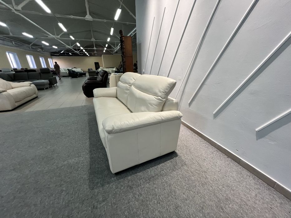 Диван трійка шкіряний мякий