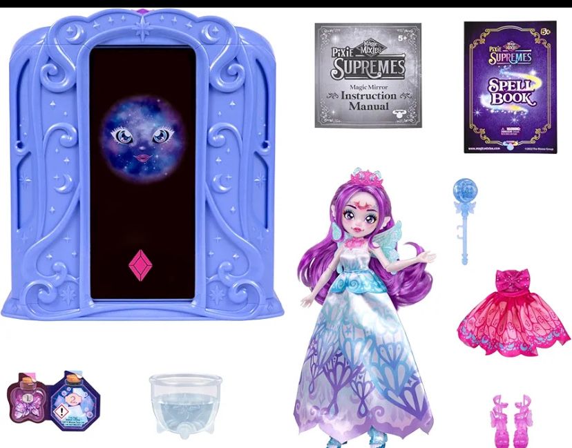 Лялька кукла Magic mixies pixie supremes magic mirror Skylar