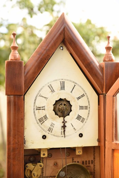 Relogio antigo e raro Ansonia cerca de 1860