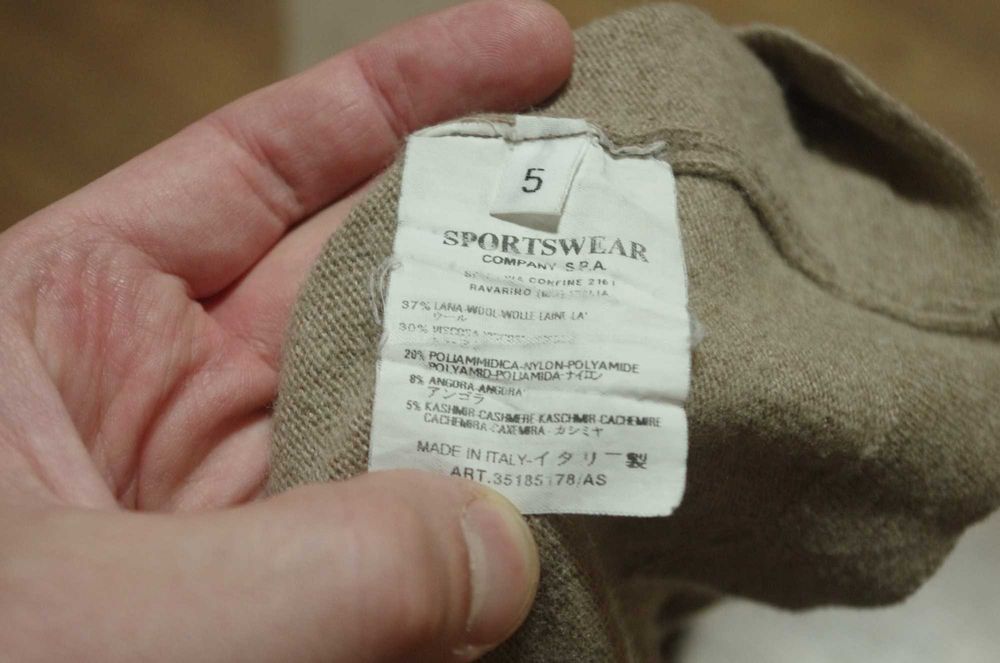 Вовняний светр CP Company Vintage sweater Lana wool 2001 made Italy